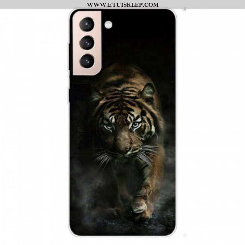 Etui do Samsung Galaxy S22 5G Elastyczny Tygrys